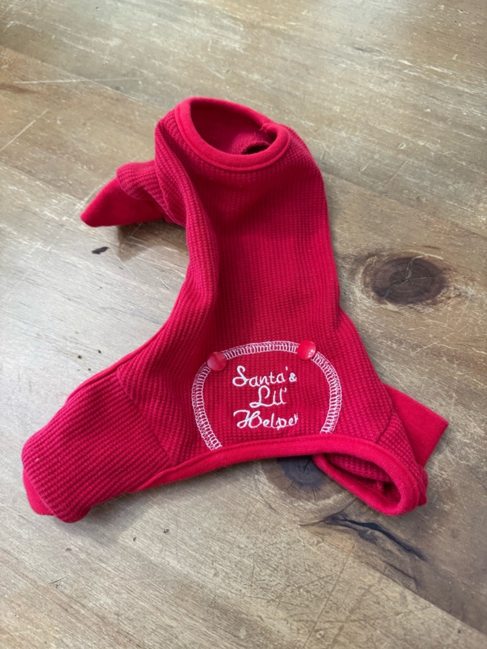 Red "Santa's lil' Helper" Pet Tee
